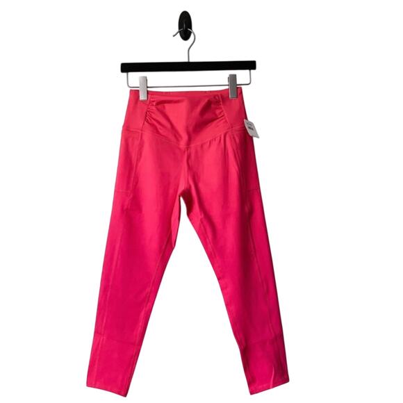 Free People Pink Breathe Easy Leggings - Picture 8 of 9